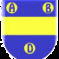 Blauvelt Family Crest blue and yellow